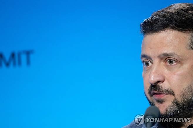 볼로디미르 젤렌스키 우크라이나 대통령 [로이터=연합뉴스. 재배포 및 DB 금지]
