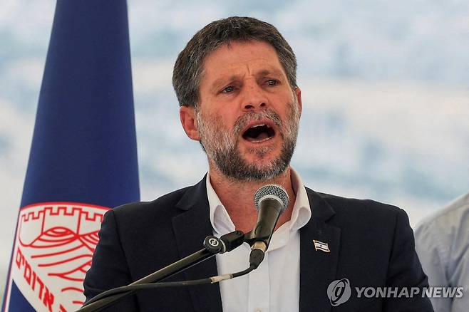 베잘렐 스모트리히 이스라엘 재무장관 [로이터 연합뉴스 자료사진. 재판매 및 DB 금지]