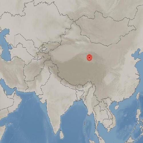 중국 칭하이서 규모 6.3 지진 [기상청 제공. 재판매 및 DB 금지]