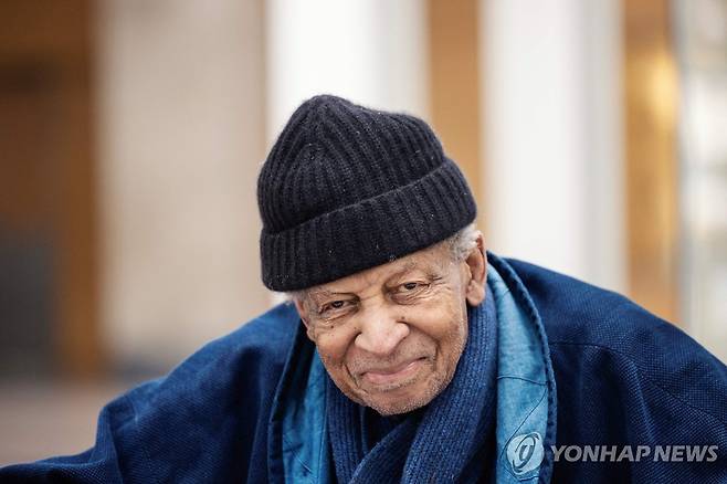 지난 3월 남아프리카공화국 케이프타운에서 열린 재즈 페스티벌 기자회견에 참석한 압둘라 이브라힘[AFP=연합뉴스 자료사진. 재판매 및 DB 금지]