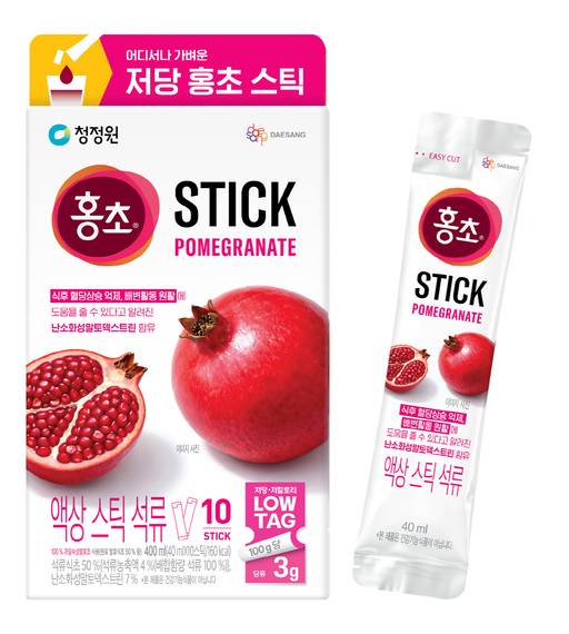 청정원 저당 홍초 스틱 석류/대상