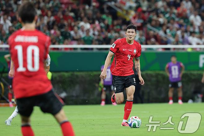 대한민국 축구국가대표팀 김민재.  ⓒ 뉴스1 임세영 기자