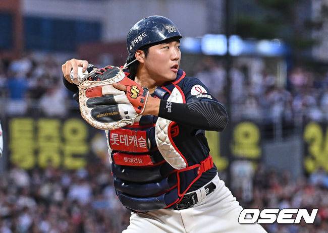 [OSEN=창원, 이석우 기자] 롯데 자이언츠 손성빈 / foto0307@osen.co.kr