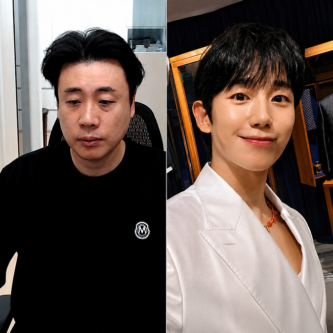 은현장. 정해인. 사진. | 은현장 유튜브, 정해인 SNS