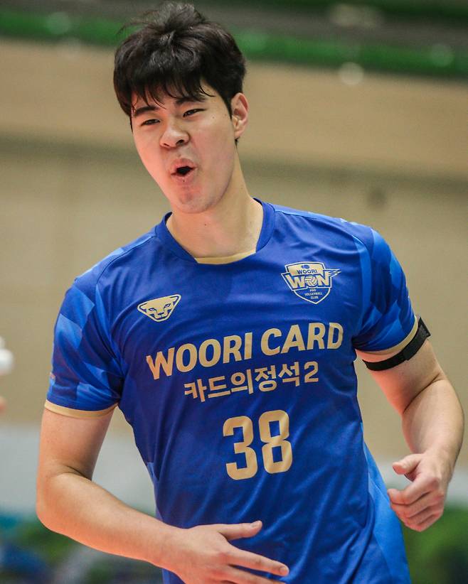 우리카드 박상우. 사진제공=우리카드 우리WON