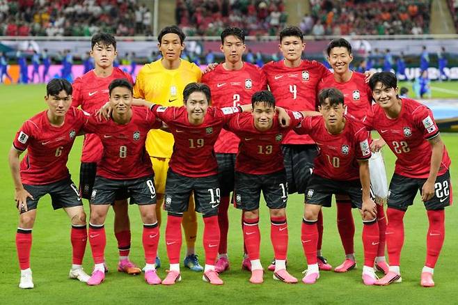 월드컵 본선에서 멕시코와 세 번째 맞대결을 벌이는 한국 축구. ⓒ AP=뉴시스