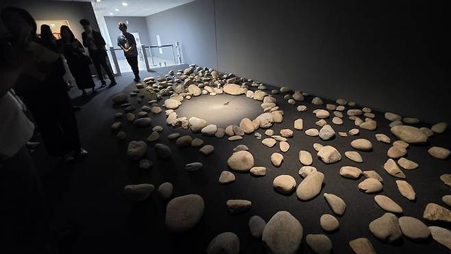 [사진=박현주 미술전문기자] 박현기 박현기, '무제' 1983, 혼합재료, 가변크기. 유족 소장.  *재판매 및 DB 금지
