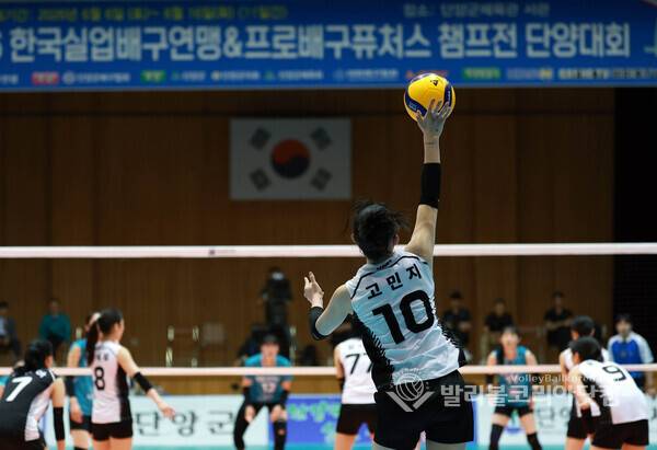 2026 한국실업배구연맹 & 프로배구 퓨처스 챔프전 MVP 고민지의 이야기.(사진=김경수 기자/ 발리볼코리아닷컴 DB)