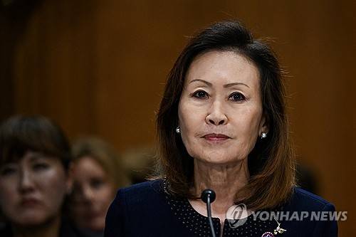 미셸 스틸 주한미국대사 [로이터 연합뉴스 자료사진 재판매 및 DB금지]