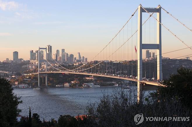 튀르키예 이스탄불의 보스포루스 해협 [타스 연합뉴스 자료사진. 재판매 및 DB 금지]