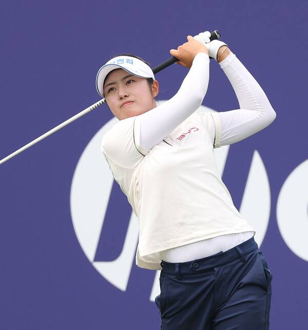 2026년 한국여자프로골프(KLPGA) 투어 인카금융 더헤븐 마스터즈 대회에 출전한 서교림 프로가 1라운드에서 경기하는 모습이다. 사진제공=KLPGA (사진을 무단으로 사용하지 마십시오.)