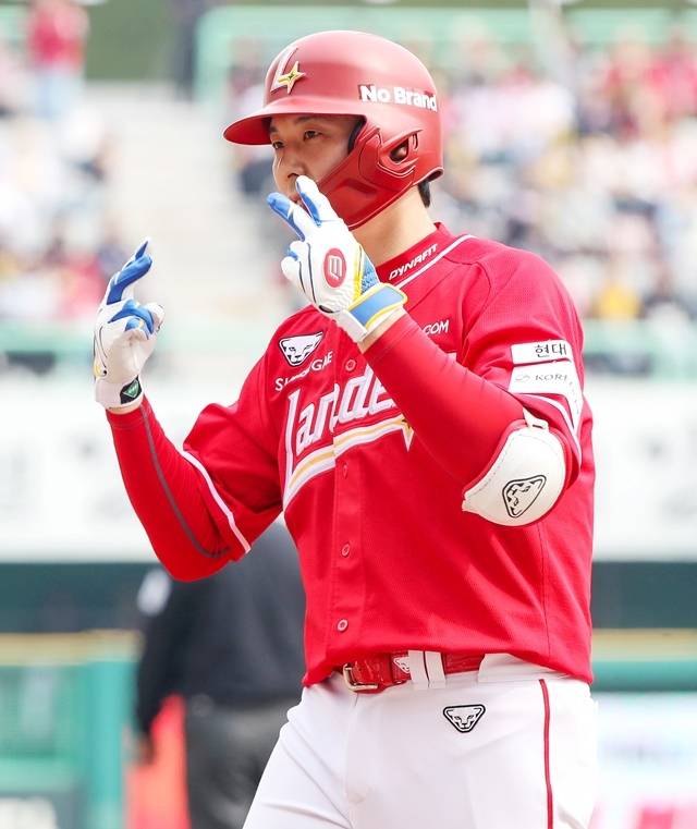 김성욱은 20일 경기에서 친정팀 NC에 비수를 꽂았다. 사진=SSG 제공