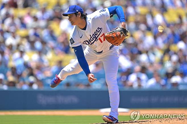 투수와 타자를 겸업하는 MLB 슈퍼스타 오타니 [Mandatory Credit: Jayne Kamin-Oncea-Imagn Images=연합뉴스 자료사진]