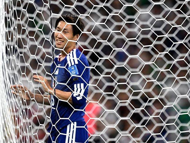 일본 축구대표팀 가마다. ⓒ Xinhua=뉴시스
