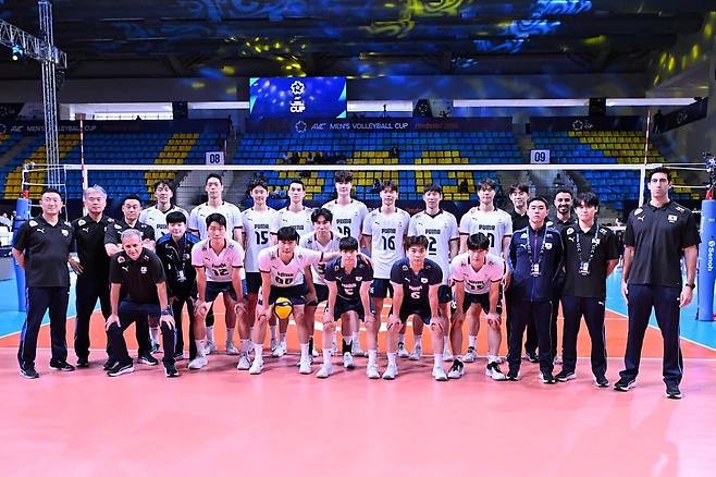 남자배구대표팀 [AVC컵 홈페이지 캡처. 재배포 및 DB 금지]