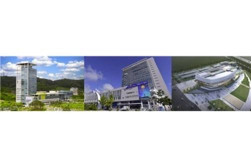 통합특별시 주청사는 어디로  왼쪽부터 무안 전남도청, 광주시청, 전남도 동부청사 [광주시·전남도 제공 연합뉴스 자료사진]