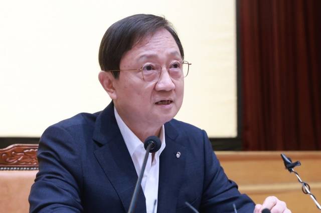 이찬진 금융감독원장이 22일 오전 금감원 본원에서 열린 정례 기자간담회에서 발언하고 있다. 금감원