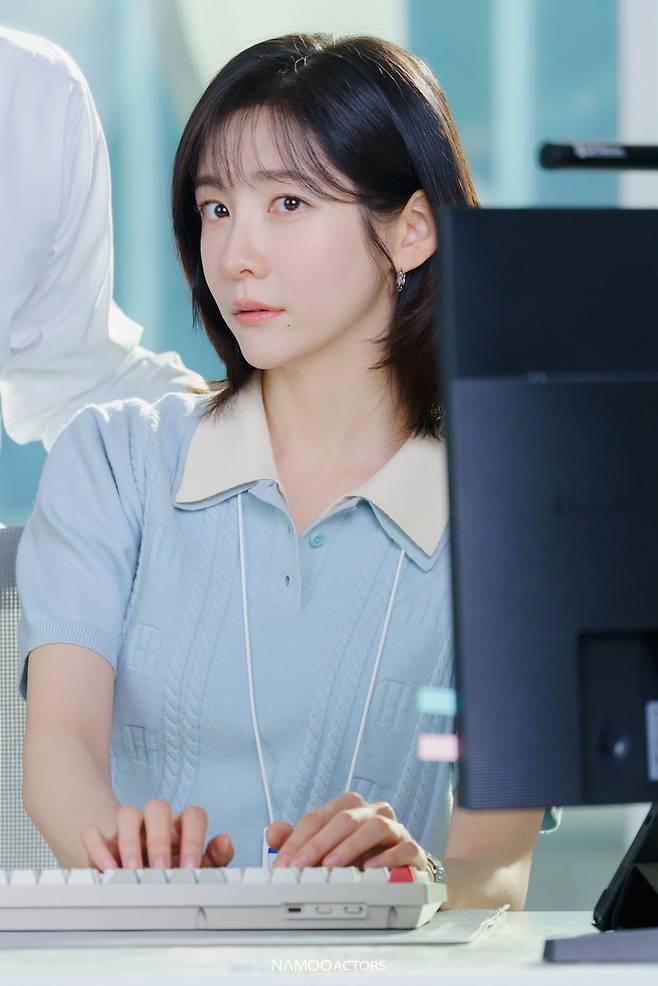 tvN 새 월화드라마 ‘내일도 출근!’에서 주인공 차지윤 역을 맡은 배우 박지현. 나무엑터스