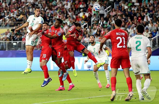 알제리가 요르단을 2-1로 꺾었다.ⓒ AFP=뉴스1