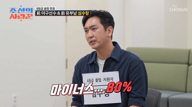 전 야구선수 심수창이 이혼 후 월세살이로 살고 있는 근황을 전했다. /사진=TV조선 '조선의 사랑꾼' 캡처
