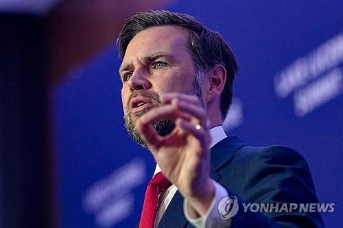 이란과의 1차 고위회담 결과 설명하는 밴스 부통령  [AP=연합뉴스. 재판매 및 DB 금지]