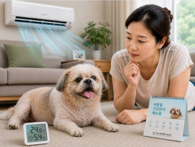 폭염과 장마가 이어지는 여름철은 반려견 건강에 위험한 계절이다.