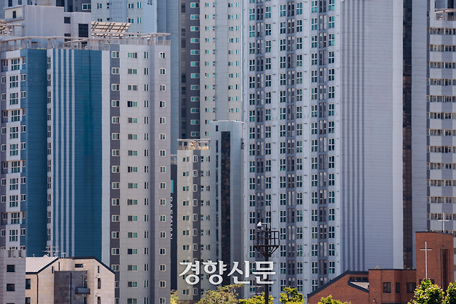 서울 중구 일대 아파트. 이준헌 기자