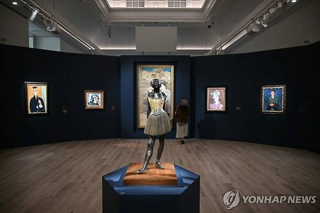 경매에 나온 작품들. [AFP=연합뉴스]
