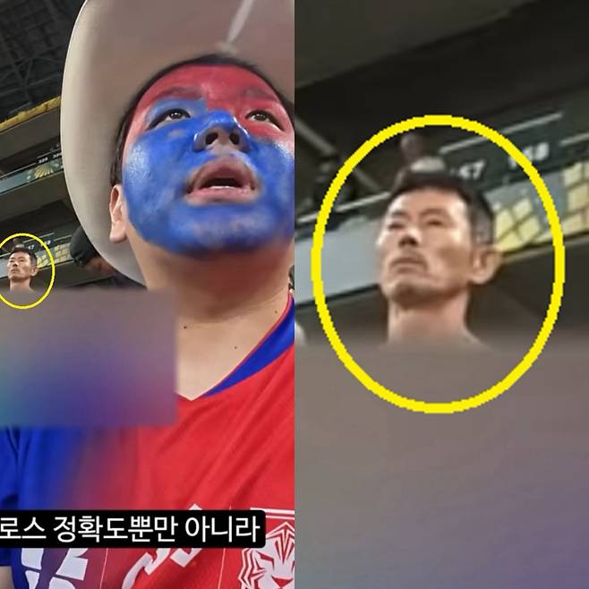 25일(현지시간) 손흥민(LA FC)의 부친인 손웅정 SON축구아카데미 감독이 관중석에서 경기를 지켜보는 모습이 포착됐다.