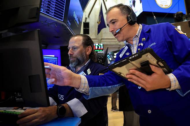 뉴욕증권거래소(NYSE) 모습.(로이터연합뉴스)