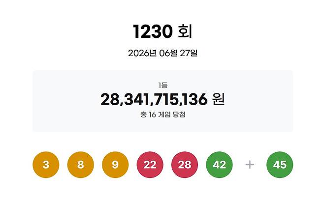(동행복권 홈페이지 갈무리)