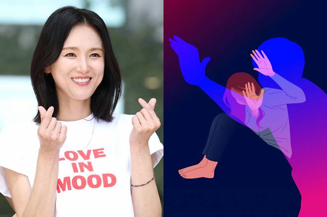 베이비복스 멤버인 가수 겸 배우 이희진이 과거 교제 폭력(데이트 폭력) 피해를 당했다고 고백한 가운데 관련 범죄가 꾸준히 증가하고 있지만 피해자 보호와 처벌은 여전히 미흡하다는 지적이 나온다. 사진은 왼쪽부터 베이비복스 멤버 이희진, 데이트폭력 참고 그래픽. /사진=뉴스1, 게티이미지뱅크