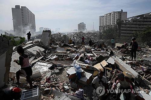 베네수엘라 지진 [AFP=연합뉴스]