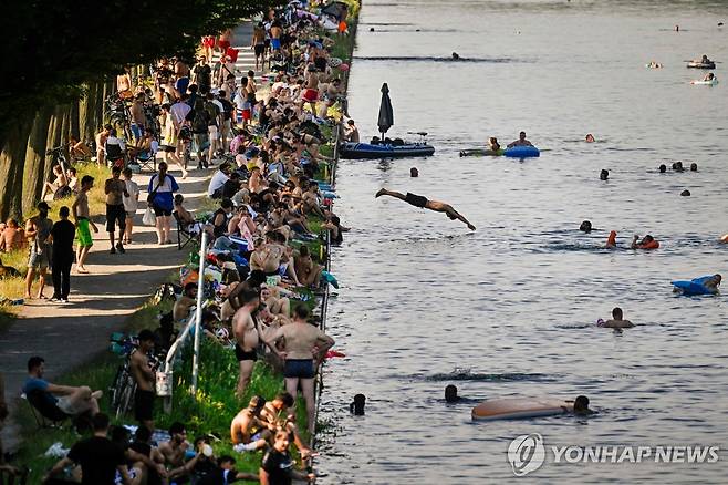독일 도르트문트 엠스 운하 [AFP=연합뉴스. 재판매 및 DB 금지]