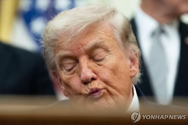 트럼프 대통령 [EPA=연합뉴스. 재판매 및 DB 금지]