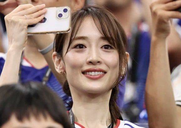 경기 중 포착된 이즈미 리카. SNS 캡처