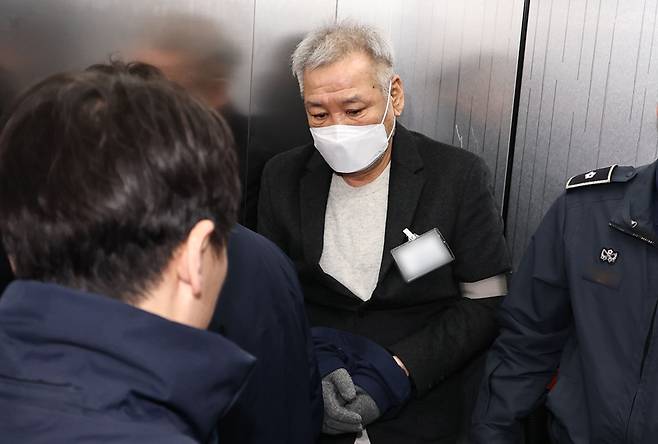 상설특검 출석하는 건진법사 전성배 / 사진=연합뉴스