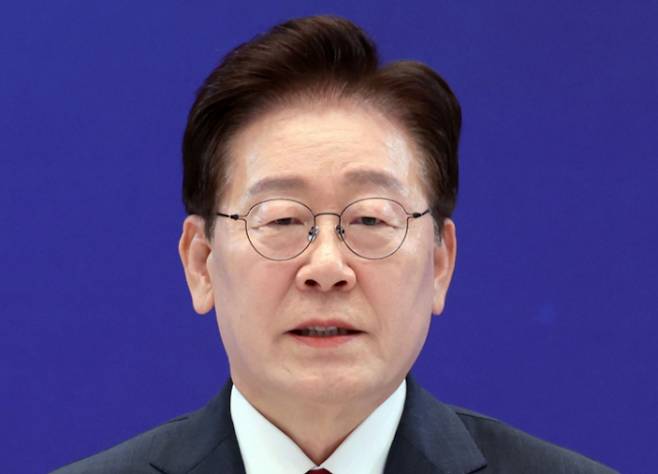 이재명 대통령이 29일 청와대 영빈관에서 열린 ‘대한민국 대도약 3대 메가프로젝트 국민보고회’에서 발언하고 있다. / 사진=뉴시스