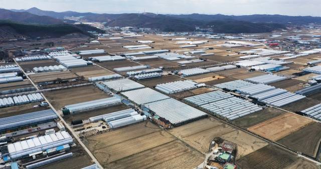 ▲시스템반도체 국가산업단지로 지정된 경기도 용인시 처인구 남사읍 일대 모습 2023.3.15 ⓒ연합뉴스