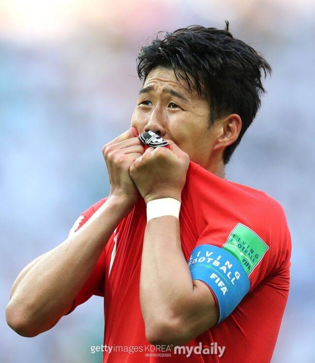 지난 2018년 러시아 월드컵에서 독일과의 조별리그 3차전에서 득점에 성공한 대한민국 축구대표팀 주장 손흥민./게티이미지코리아