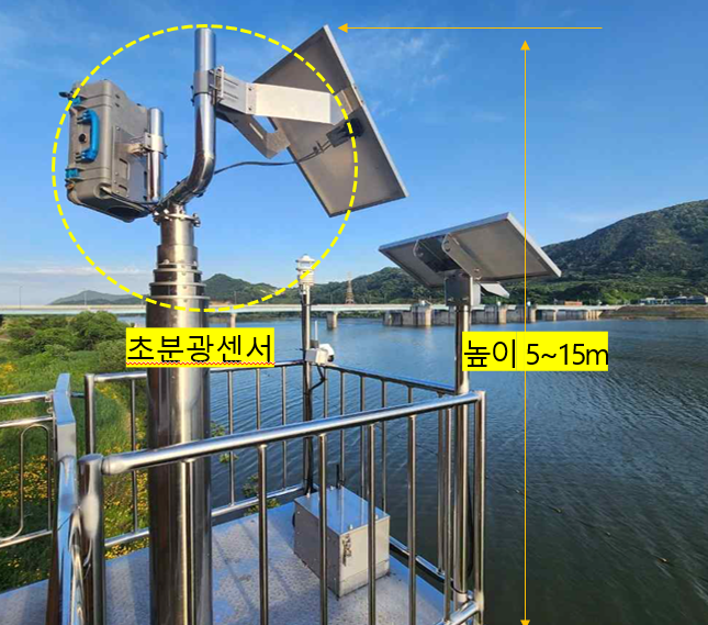 초분광타워 조류모니터링시스템[국립환경과학원 제공]