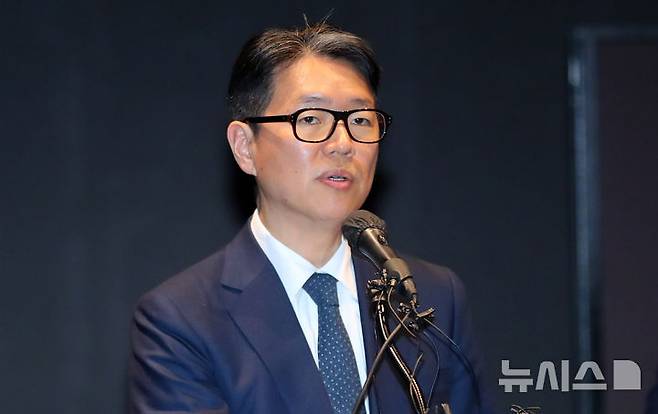[서울=뉴시스] 김혜진 기자 = 임종훈 대표이사 2024.11.07. jini@newsis.com