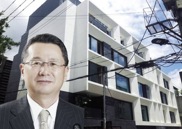 우석형 신도리코그룹 회장이 서울 강남구 청담동 하이엔드 빌라 ‘브르넨 청담’ 한 세대를 52억원에 매도했다. [네이버 프로필·브르넨 청담 홈페이지]