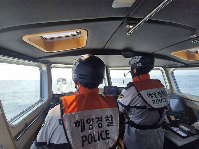 해경 연안구조정 내부 [촬영 류호준]