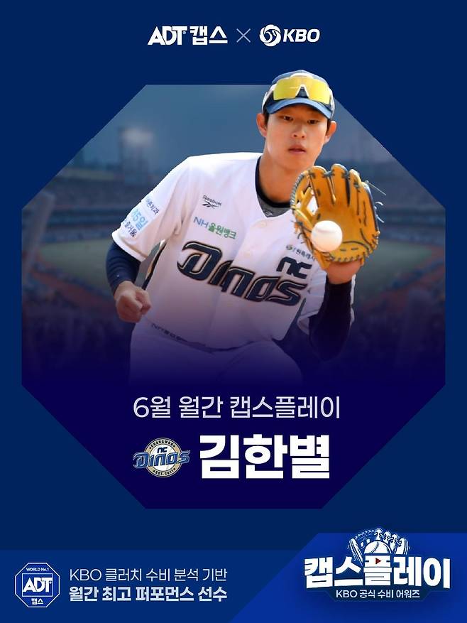 NC 김한별 [한국야구위원회 제공. 재판매 및 DB 금지]