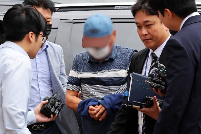 '장윤기 사건' 증거 인멸 혐의 경찰관 영장실질심사. 연합뉴스