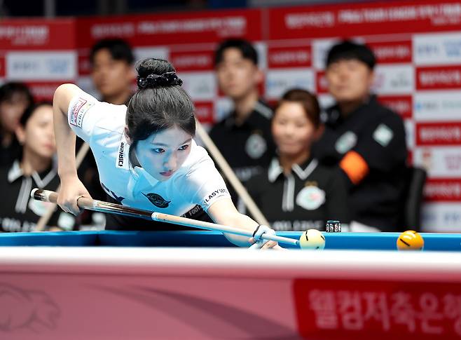 에스와이 한지은 선수. 프로당구협회(PBA) 제공
