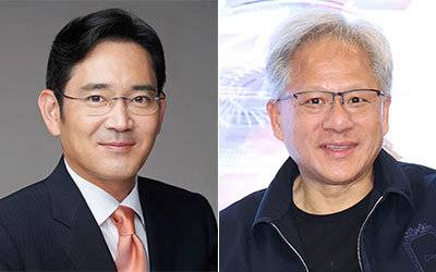 이재용 회장, 젠슨 황 CEO