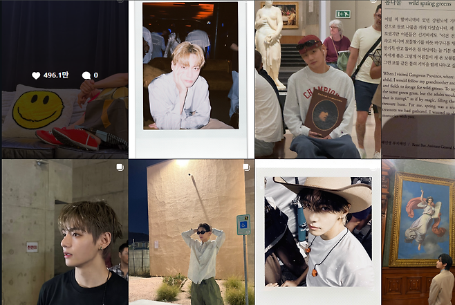 BTS뷔 인스타그램 캡처