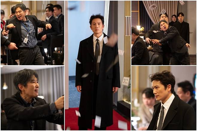 JTBCs new Saturday-Sunday drama *Apartment*, starring Ji Sung, is set to go head-to-head with *Director Kim*, which is currently recording viewership ratings in the 20% range. Premiering on the 11th, *Apartment* is drawing viewers attention as it depicts the story of former gang boss Park Hae-gang as he uncovers corruption within an apartment complex.Ji Sung, who plays Park Hae-gang in the drama, has an intense first encounter with Kim Won-hae, who plays The Lizard, a character causing a ruckus at a gambling den. The production team raised anticipation by revealing that a memorable scene showcasing the acting chemistry between the two veteran actors has been created.With Director Kim recently experiencing a slight dip in viewership to 20.5%, all eyes are on how the new series Apartment will perform.